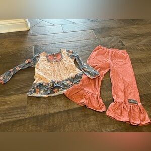 Matilda Jane pajamas! Floral and Polka Dot size 8 Set